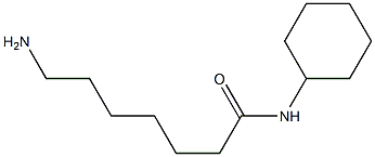 7-amino-N-cyclohexylheptanamide Structure
