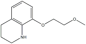 8-(2-methoxyethoxy)-1,2,3,4-tetrahydroquinoline 구조식 이미지