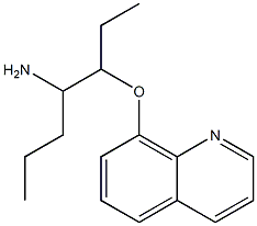 8-[(4-aminoheptan-3-yl)oxy]quinoline 구조식 이미지