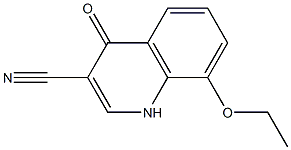 8-ethoxy-4-oxo-1,4-dihydroquinoline-3-carbonitrile 구조식 이미지