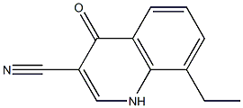 8-ethyl-4-oxo-1,4-dihydroquinoline-3-carbonitrile 구조식 이미지