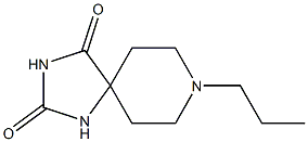 8-propyl-1,3,8-triazaspiro[4.5]decane-2,4-dione 구조식 이미지