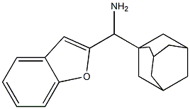 adamantan-1-yl(1-benzofuran-2-yl)methanamine 구조식 이미지