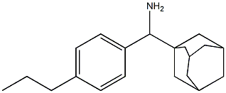 adamantan-1-yl(4-propylphenyl)methanamine Structure