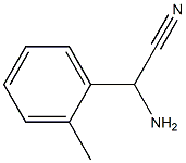 amino(2-methylphenyl)acetonitrile Structure