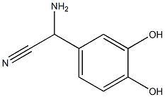 amino(3,4-dihydroxyphenyl)acetonitrile 구조식 이미지