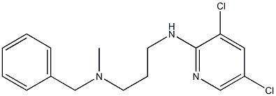 benzyl({3-[(3,5-dichloropyridin-2-yl)amino]propyl})methylamine Structure