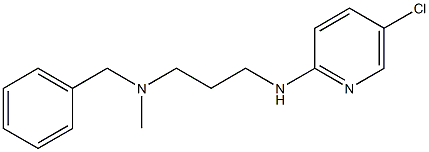 benzyl({3-[(5-chloropyridin-2-yl)amino]propyl})methylamine Structure