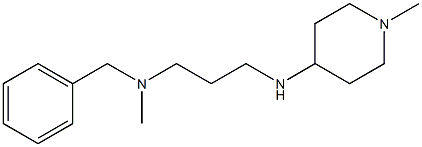 benzyl(methyl){3-[(1-methylpiperidin-4-yl)amino]propyl}amine 구조식 이미지