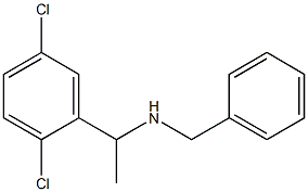 benzyl[1-(2,5-dichlorophenyl)ethyl]amine Structure