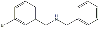 benzyl[1-(3-bromophenyl)ethyl]amine 구조식 이미지