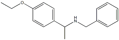benzyl[1-(4-ethoxyphenyl)ethyl]amine Structure