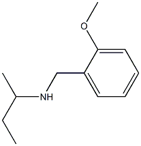 butan-2-yl[(2-methoxyphenyl)methyl]amine Structure
