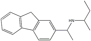butan-2-yl[1-(9H-fluoren-2-yl)ethyl]amine Structure