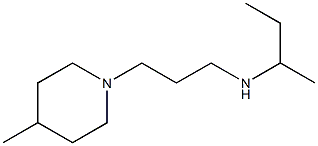 butan-2-yl[3-(4-methylpiperidin-1-yl)propyl]amine 구조식 이미지