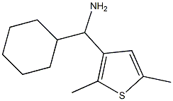 cyclohexyl(2,5-dimethylthiophen-3-yl)methanamine Structure