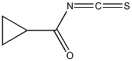 cyclopropanecarbonyl isothiocyanate Structure