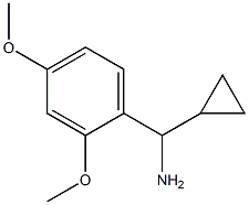 cyclopropyl(2,4-dimethoxyphenyl)methanamine 구조식 이미지
