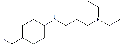 diethyl({3-[(4-ethylcyclohexyl)amino]propyl})amine Structure