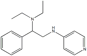 diethyl[1-phenyl-2-(pyridin-4-ylamino)ethyl]amine 구조식 이미지