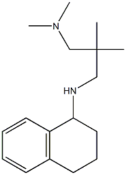 dimethyl({2-methyl-2-[(1,2,3,4-tetrahydronaphthalen-1-ylamino)methyl]propyl})amine Structure