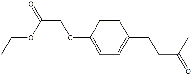 ethyl [4-(3-oxobutyl)phenoxy]acetate 구조식 이미지