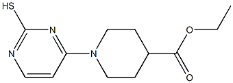 ethyl 1-(2-sulfanylpyrimidin-4-yl)piperidine-4-carboxylate Structure