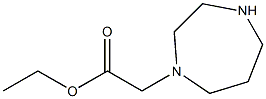 ethyl 1,4-diazepan-1-ylacetate 구조식 이미지