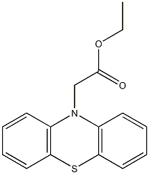 ethyl 2-(10H-phenothiazin-10-yl)acetate 구조식 이미지