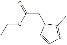 ethyl 2-(2-methyl-1H-imidazol-1-yl)acetate Structure