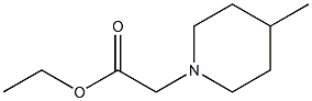 ethyl 2-(4-methylpiperidin-1-yl)acetate 구조식 이미지