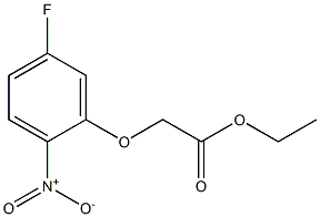 ethyl 2-(5-fluoro-2-nitrophenoxy)acetate Structure