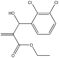 ethyl 2-[(2,3-dichlorophenyl)(hydroxy)methyl]prop-2-enoate 구조식 이미지