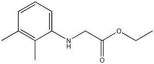 ethyl 2-[(2,3-dimethylphenyl)amino]acetate Structure