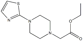 ethyl 2-[4-(1,3-thiazol-2-yl)piperazin-1-yl]acetate Structure