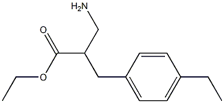 ethyl 3-amino-2-[(4-ethylphenyl)methyl]propanoate 구조식 이미지