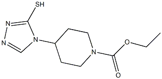 ethyl 4-(3-sulfanyl-4H-1,2,4-triazol-4-yl)piperidine-1-carboxylate 구조식 이미지