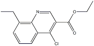 ethyl 4-chloro-8-ethylquinoline-3-carboxylate 구조식 이미지