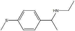 ethyl({1-[4-(methylsulfanyl)phenyl]ethyl})amine Structure