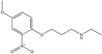 ethyl[3-(4-methoxy-2-nitrophenoxy)propyl]amine 구조식 이미지