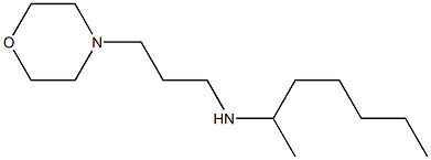 heptan-2-yl[3-(morpholin-4-yl)propyl]amine Structure