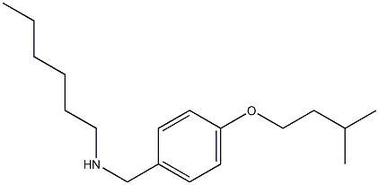 hexyl({[4-(3-methylbutoxy)phenyl]methyl})amine 구조식 이미지