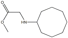 methyl 2-(cyclooctylamino)acetate Structure