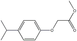 methyl 2-[4-(propan-2-yl)phenoxy]acetate 구조식 이미지