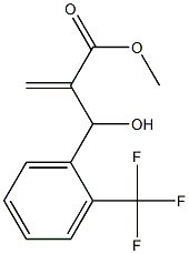 methyl 2-{hydroxy[2-(trifluoromethyl)phenyl]methyl}prop-2-enoate Structure