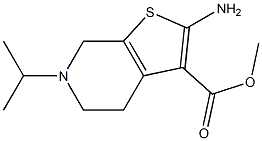 methyl 2-amino-6-(propan-2-yl)-4H,5H,6H,7H-thieno[2,3-c]pyridine-3-carboxylate Structure