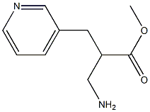 methyl 3-amino-2-(pyridin-3-ylmethyl)propanoate Structure