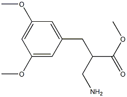 methyl 3-amino-2-[(3,5-dimethoxyphenyl)methyl]propanoate 구조식 이미지
