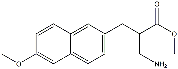 methyl 3-amino-2-[(6-methoxynaphthalen-2-yl)methyl]propanoate 구조식 이미지