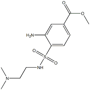 methyl 3-amino-4-{[2-(dimethylamino)ethyl]sulfamoyl}benzoate 구조식 이미지